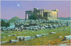 AthensEveningAtTheCaryatids