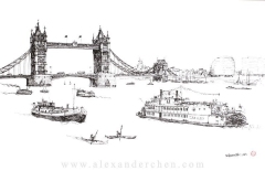 TowerBridgeAndDixieDrawing