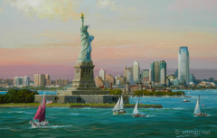 StatueOfLibertyJerseyCitySkyline