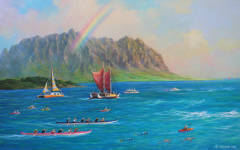 Hawaii Kaneoha Bay Oahu Boating